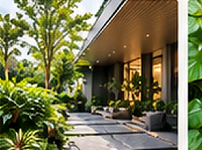 Sân vườn biệt thự và hồ cảnh quan KTH Garden