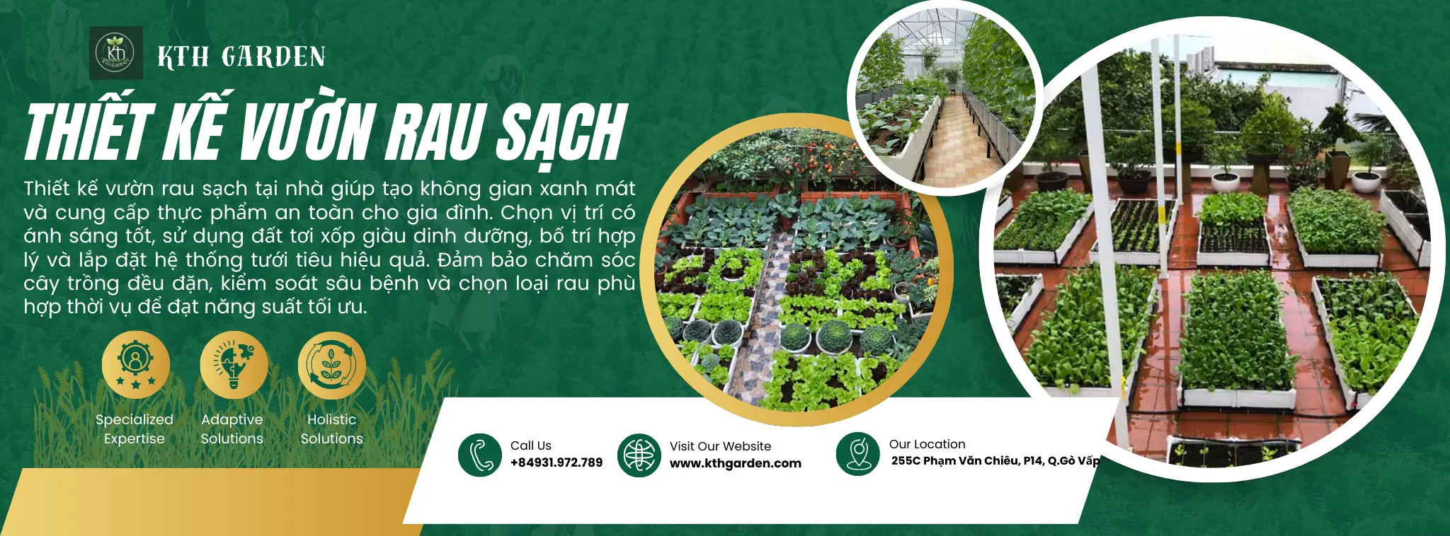 THIẾT KẾ VƯỜN RAU SẠCH