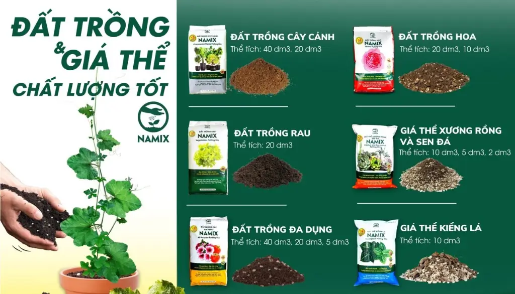 Mua đất trồng cây loại nào tốt cho từng loại cây trồng